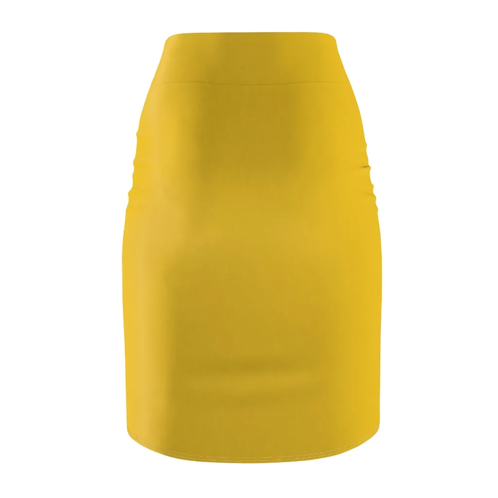 Women's Pencil Skirt  COFFEE