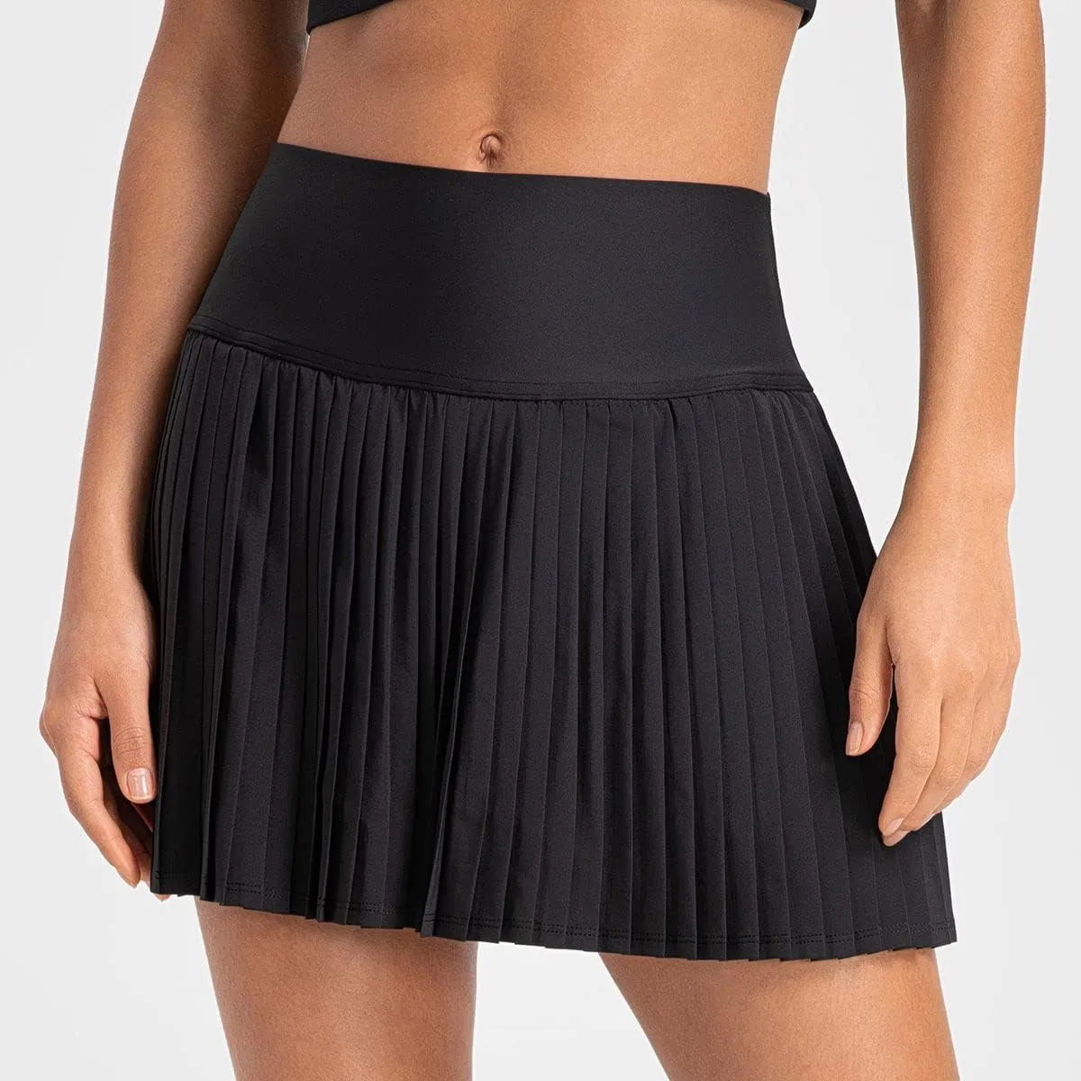 Womens Tennis Skirts with Pockets High Waist Workout Running Skirts Pleated Athletic Skirts Skort