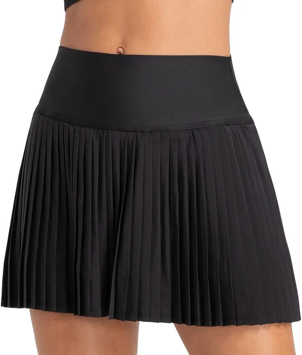 Womens Tennis Skirts with Pockets High Waist Workout Running Skirts Pleated Athletic Skirts Skort