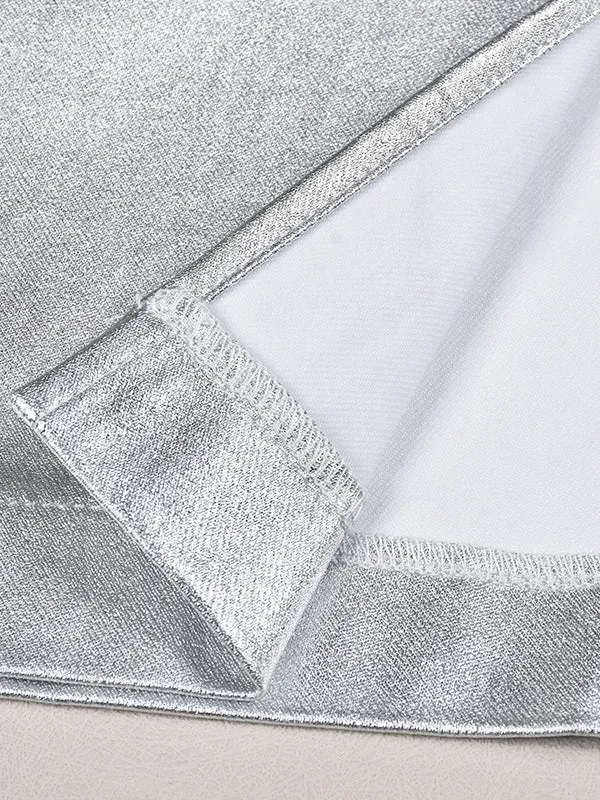 xakxx High Waisted H-Line Solid Color Split-Joint Skirts